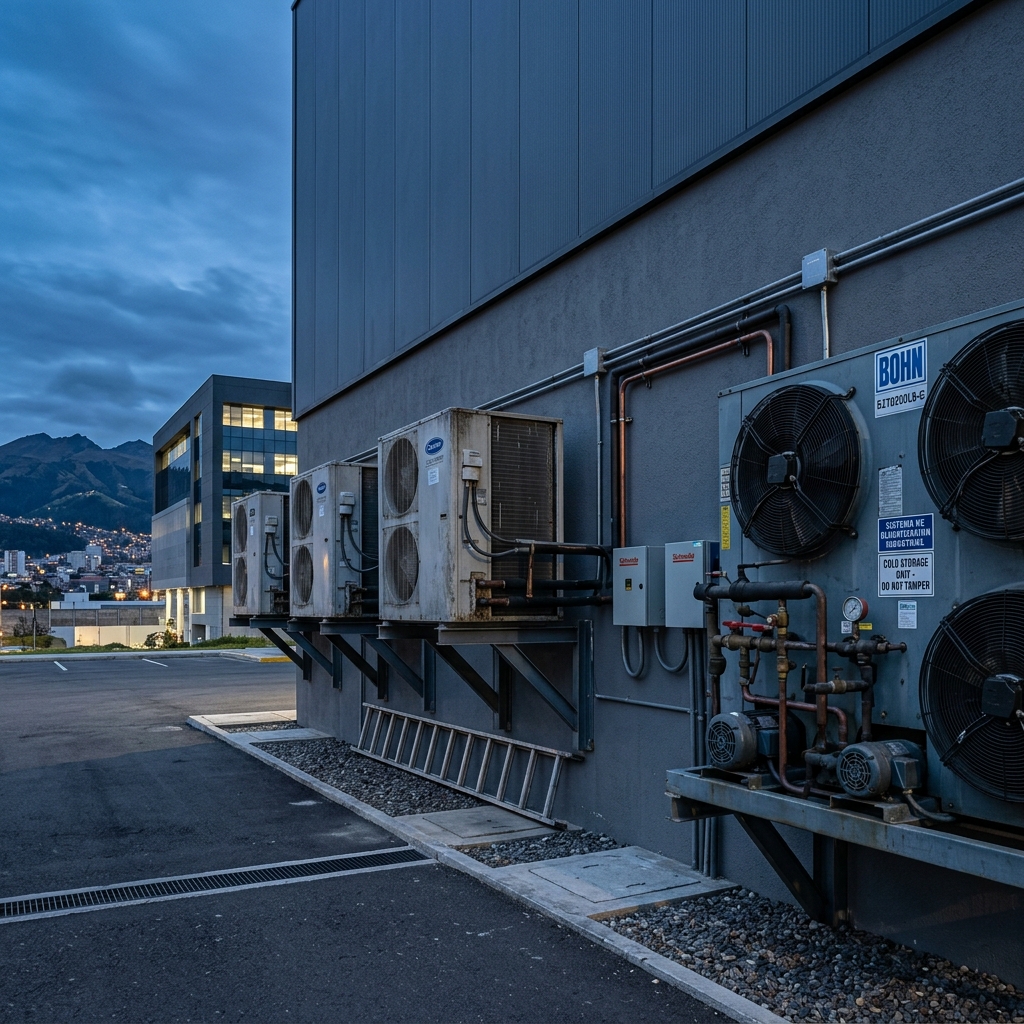 Sistema HVAC industrial instalado por TELECLIM